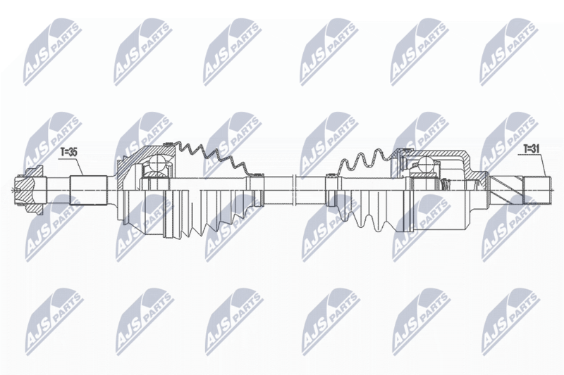NTY NPW-FT-065 Drive Shaft