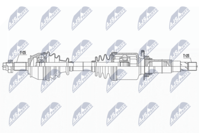Drive Shaft NTY NPW-FT-067