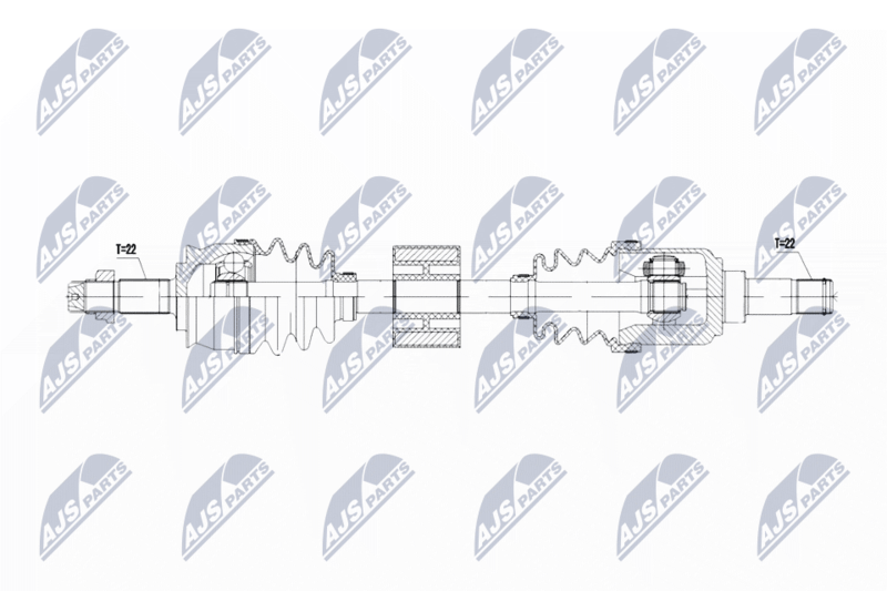 NTY NPW-FT-069 Drive Shaft
