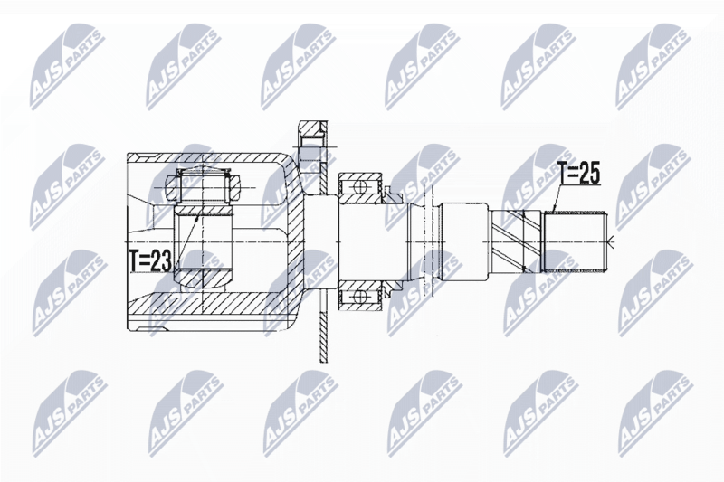 NTY NPW-FT-070 Joint Kit, drive shaft