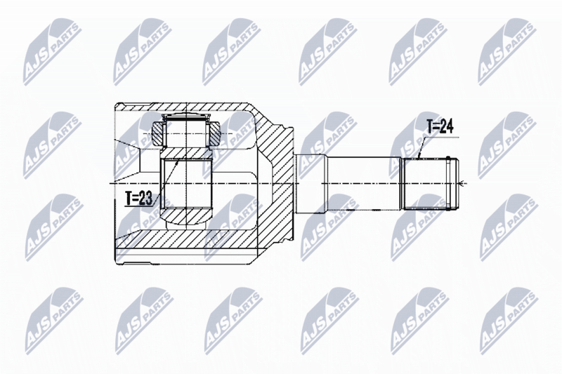 NTY NPW-FT-072 Joint Kit, drive shaft