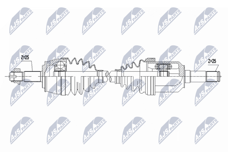 NTY NPW-FT-089 Drive Shaft
