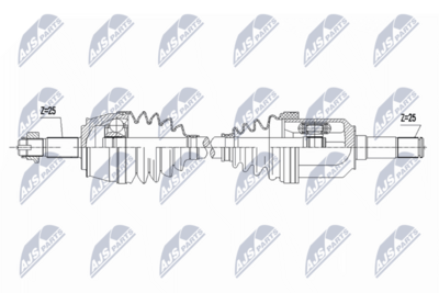 Drive Shaft NTY NPW-FT-089