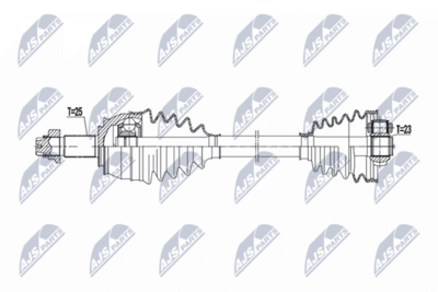 Drive Shaft NTY NPW-FT-090