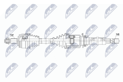 Drive Shaft NTY NPW-FT-094
