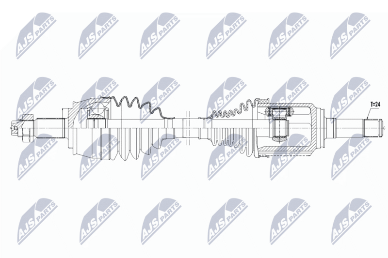 NTY NPW-FT-096 Drive Shaft
