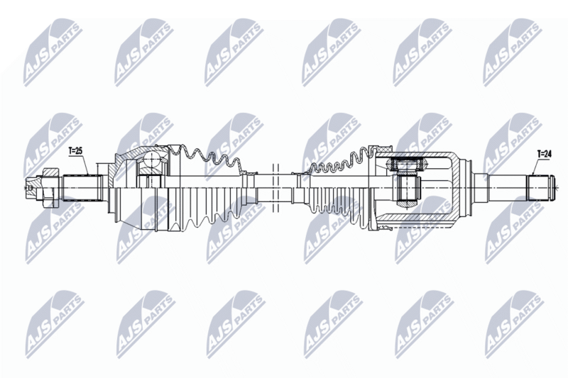 NTY NPW-FT-097 Drive Shaft