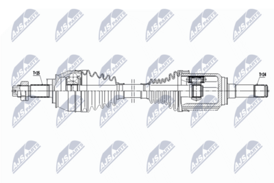 Drive Shaft NTY NPW-FT-097