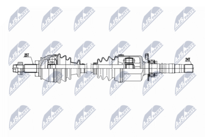 Drive Shaft NTY NPW-FT-103