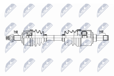 Drive Shaft NTY NPW-FT-105