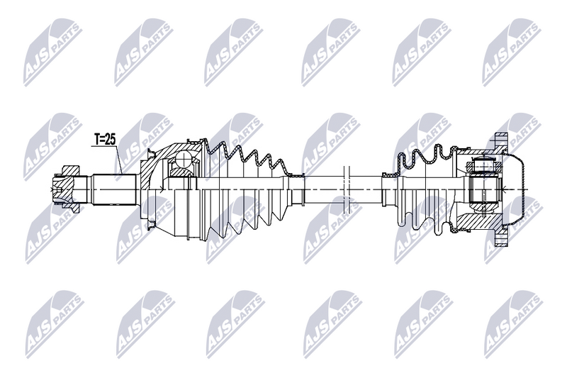 NTY NPW-FT-108 Drive Shaft