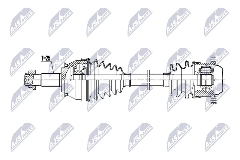 NTY NPW-FT-109 Drive Shaft