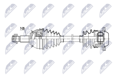 Drive Shaft NTY NPW-FT-109