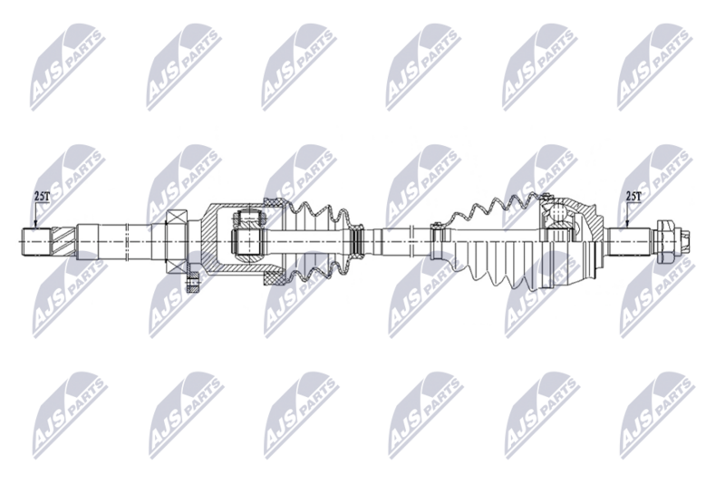 NTY NPW-FT-112 Drive Shaft