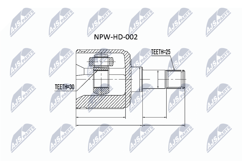 NTY NPW-HD-002 Joint Kit, drive shaft