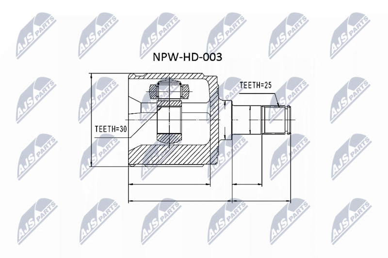 NTY NPW-HD-003 Joint Kit, drive shaft