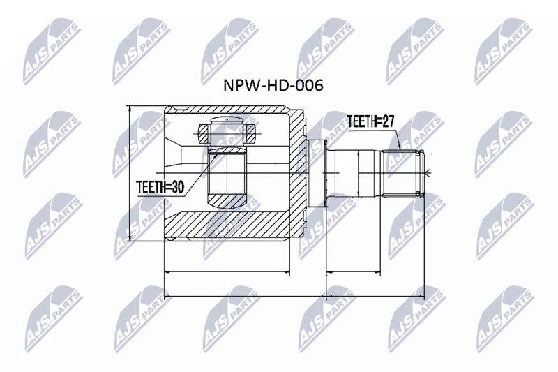 NTY NPW-HD-006 Joint Kit, drive shaft