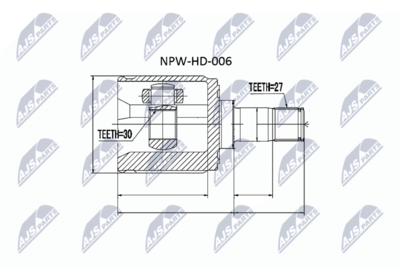 Joint Kit, drive shaft NTY NPW-HD-006
