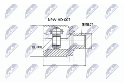 Joint Kit, drive shaft NTY NPW-HD-007