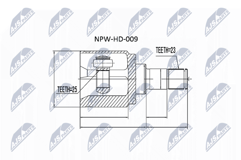 NTY NPW-HD-009 Joint Kit, drive shaft