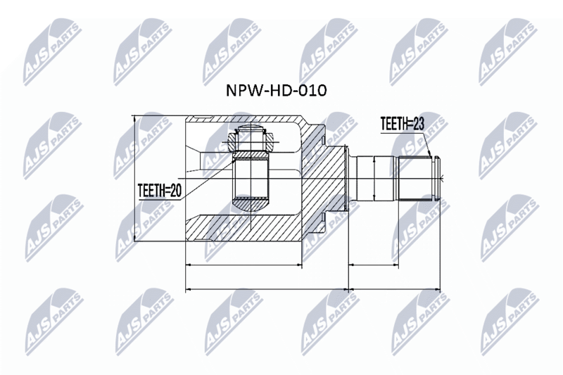 NTY NPW-HD-010 Joint Kit, drive shaft