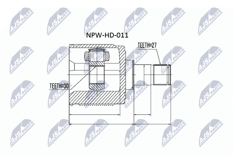 NTY NPW-HD-011 Joint Kit, drive shaft