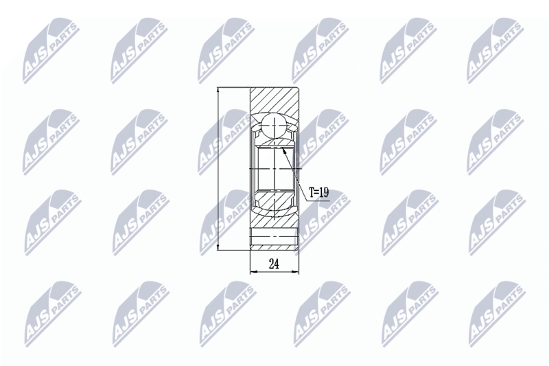 NTY NPW-HD-013 Joint Kit, drive shaft