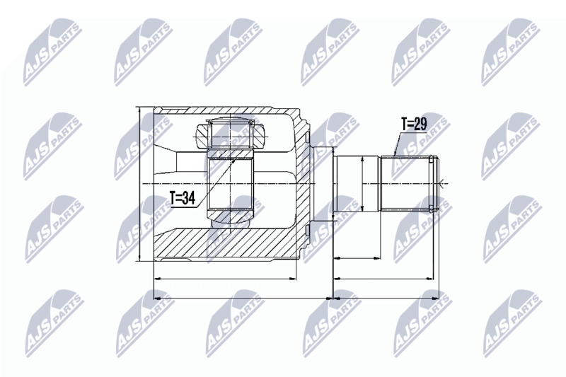 NTY NPW-HD-018 Joint Kit, drive shaft