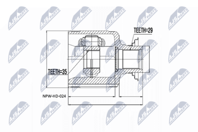 Joint Kit, drive shaft NTY NPW-HD-024