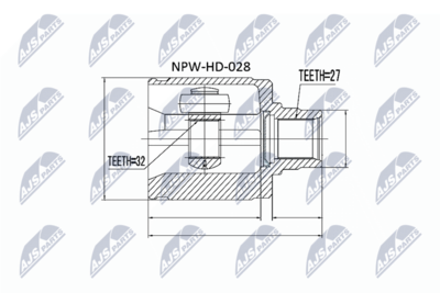 Joint Kit, drive shaft NTY NPW-HD-028