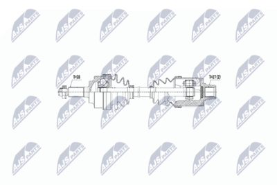Drive Shaft NTY NPW-HD-032