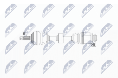 Drive Shaft NTY NPW-HD-033