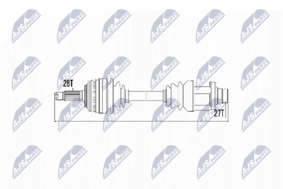 Drive Shaft NTY NPW-HD-036