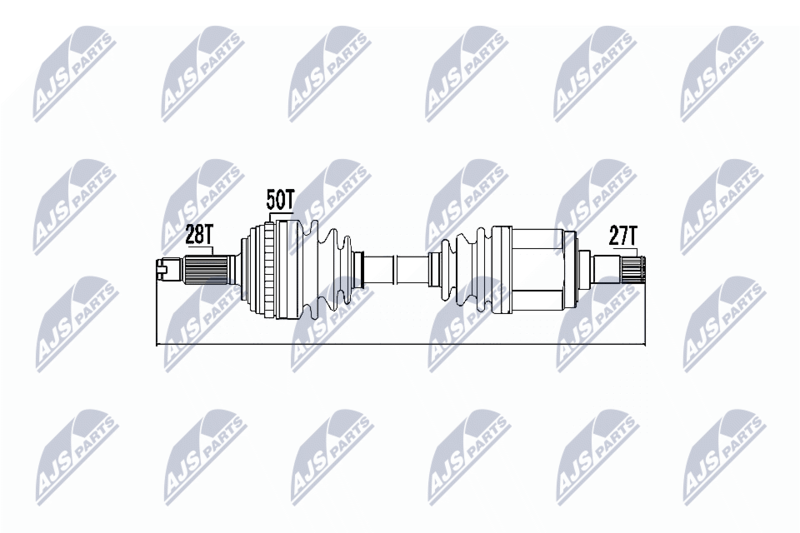 NTY NPW-HD-037 Drive Shaft