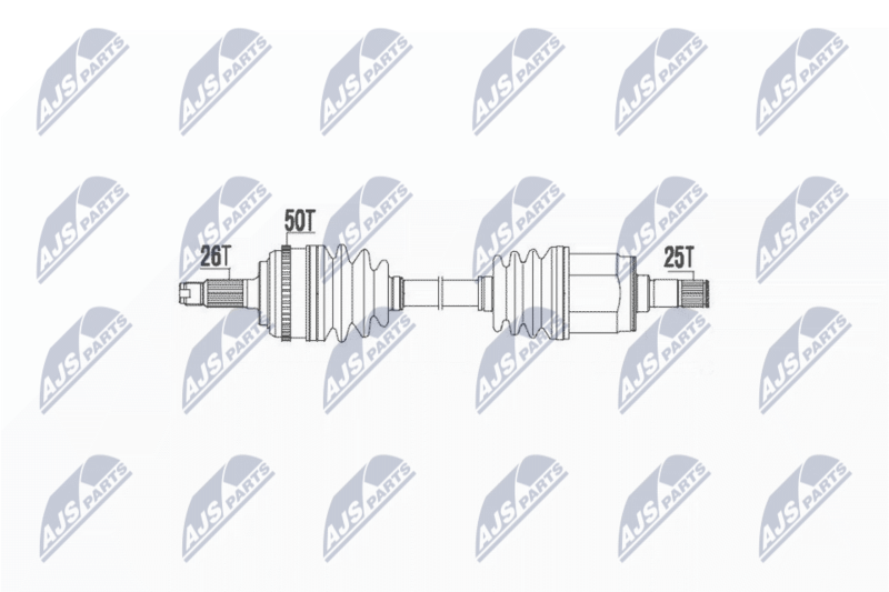 NTY NPW-HD-040 Drive Shaft