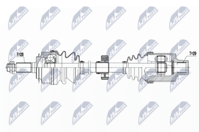 Drive Shaft NTY NPW-HD-044