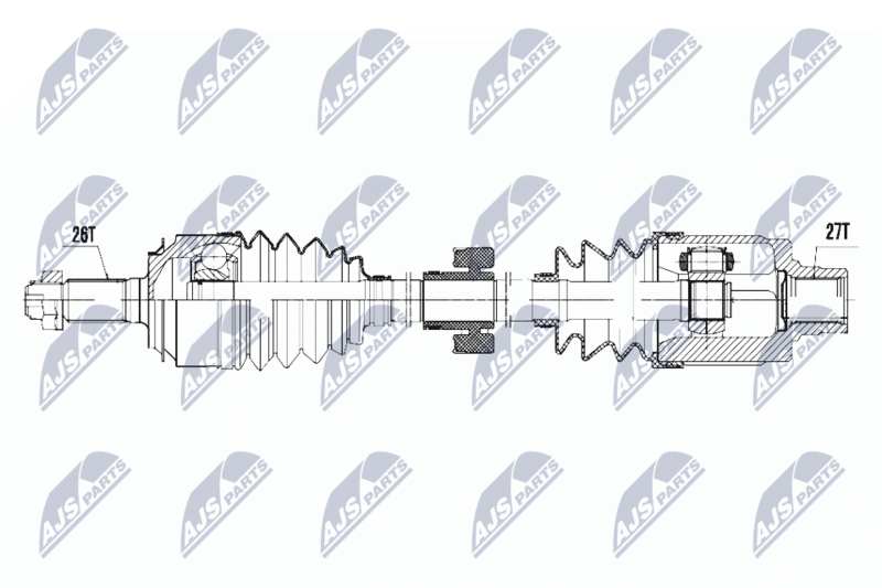 NTY NPW-HD-047 Drive Shaft