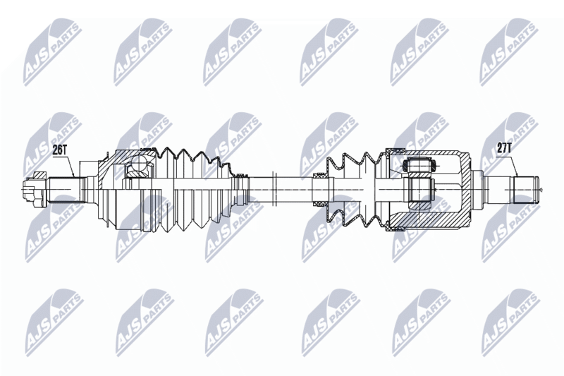 NTY NPW-HD-050 Drive Shaft
