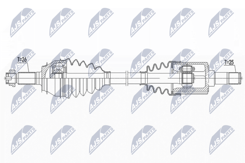 NTY NPW-HD-052 Drive Shaft