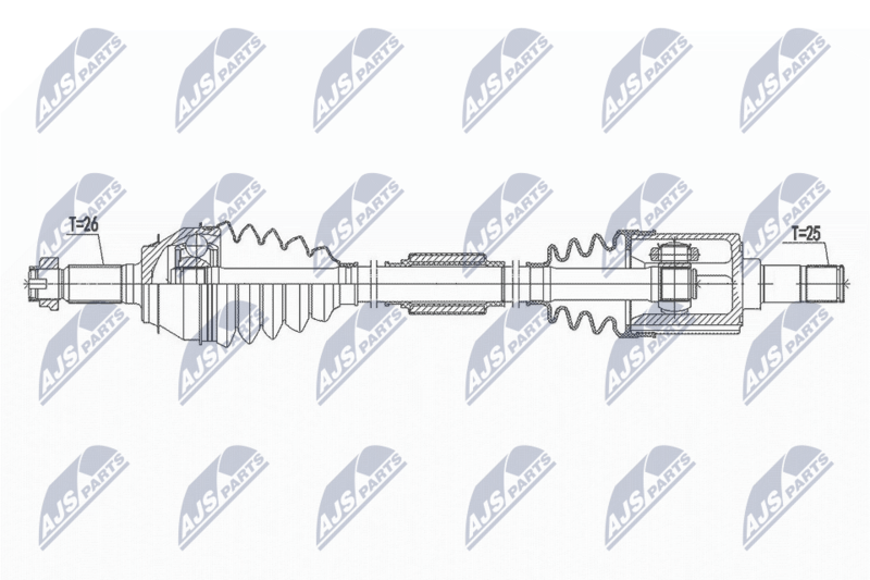 NTY NPW-HD-054 Drive Shaft