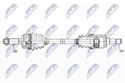 Drive Shaft NTY NPW-HD-068