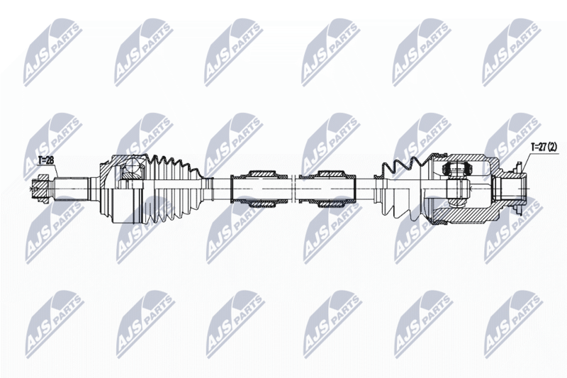 NTY NPW-HD-075 Drive Shaft