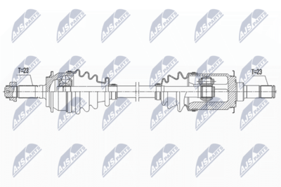 Drive Shaft NTY NPW-HD-077