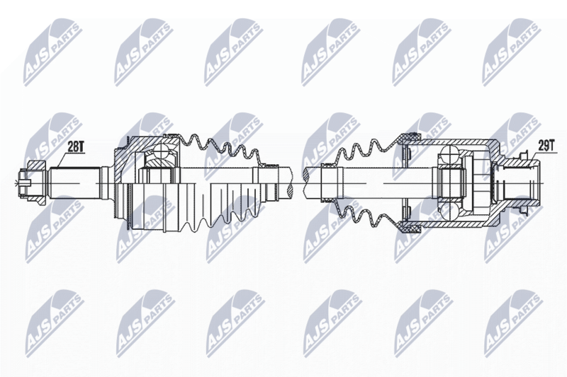 NTY NPW-HD-083 Drive Shaft