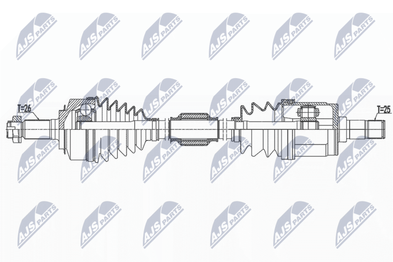 NTY NPW-HD-090 Drive Shaft