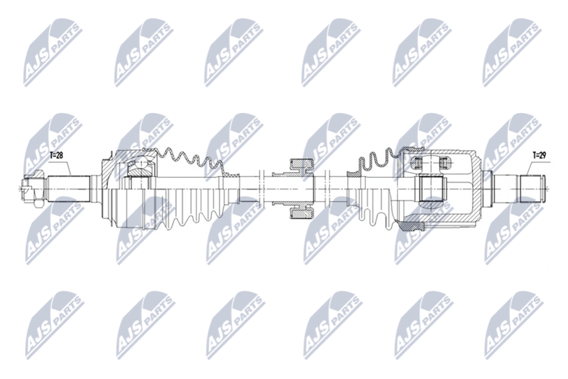 NTY NPW-HD-104 Drive Shaft