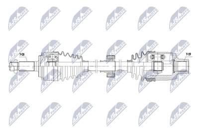 Drive Shaft NTY NPW-HD-106
