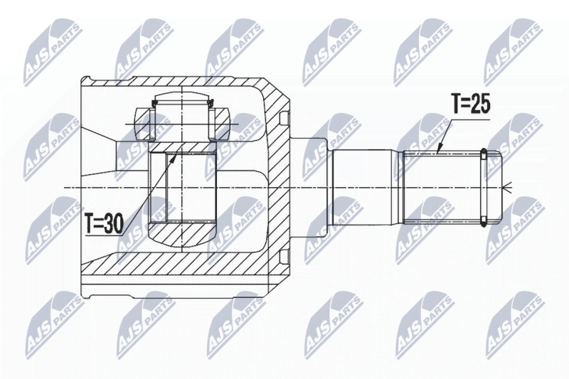 NTY NPW-HY-501 Joint Kit, drive shaft