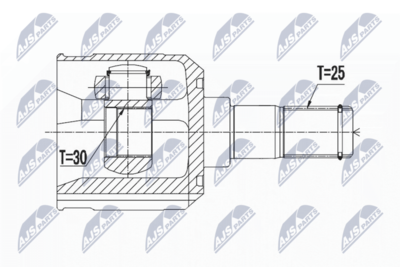 Joint Kit, drive shaft NTY NPW-HY-501