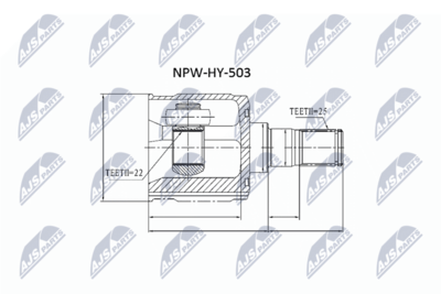 Joint Kit, drive shaft NTY NPW-HY-503